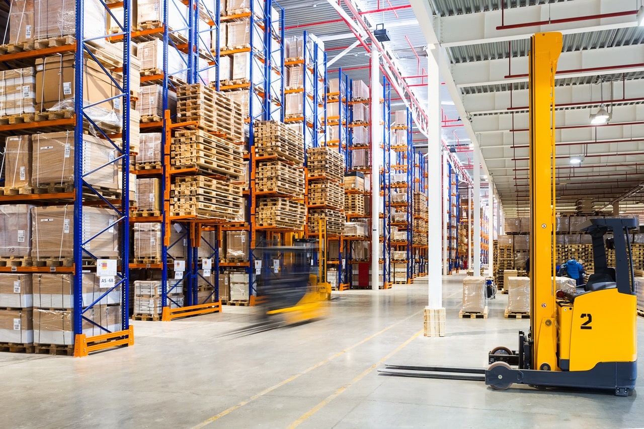 Modern Warehouse Interior - Advanced Intralogistics