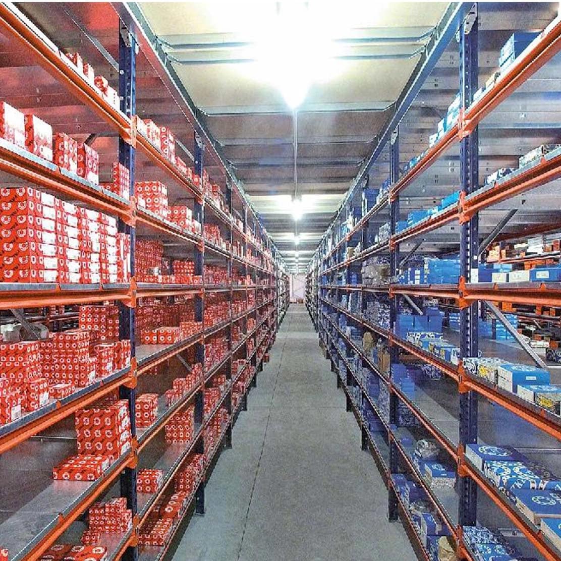Sfw Wide Span Shelving With Metal Shelf Panels - Advanced Intralogistics